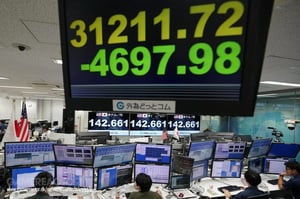 أسهم اليابان تتعافي وترتفع بأكثر من 10% بعد أكبر موجة بيع منذ 1987
