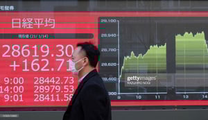 الأسهم الآسيوية تتراجع بفعل الانهيار التكنولوجي حيث زاد التضخم مخاوف الاحتياطي الفيدرالي