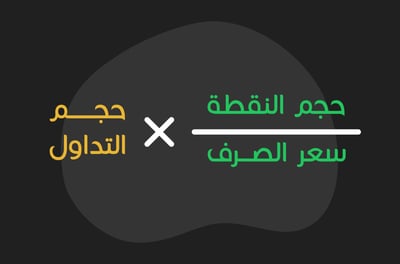 حساب قيمة النقطة