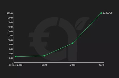 ما هي توقعات سعر بيتكوين في عام 2030؟