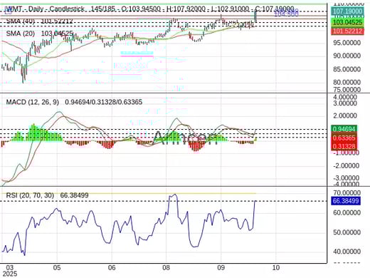 WMT Chart