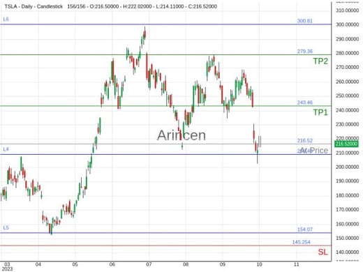 TSLA@216.52 Chart