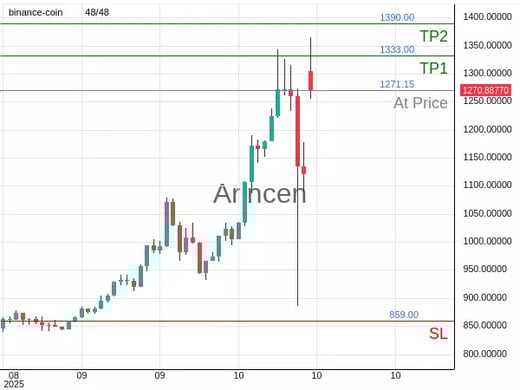 BNBUSD@1271.15 Chart