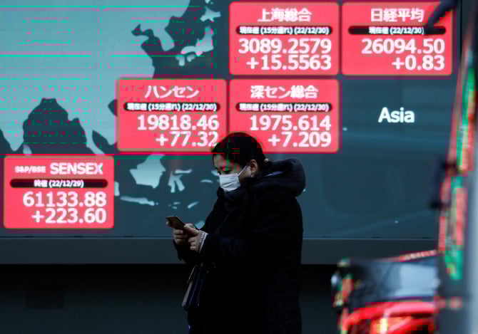 الأسهم الآسيوية تتراجع ومؤشر نيكاي يقلص خسائره بعد أن استقر بنك اليابان على أسعار الفائدة
