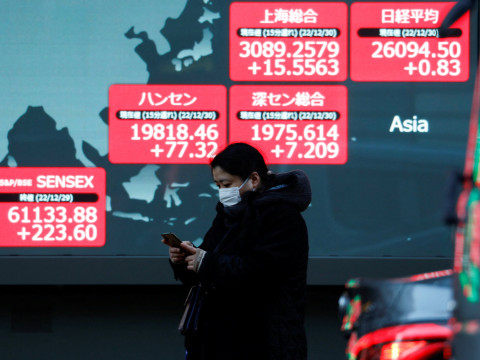 الأسهم الآسيوية تتراجع قبل اجتماع الاحتياطي الفيدرالي مع هبوط أسهم هونج كونج