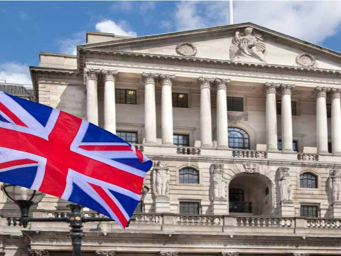 بنك إنجلترا يعلن عن رفع معدل الفائدة الرئيسي بنحو 50 نقطة أساس ليصل إلى 5.00%