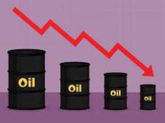 النفط يواصل التراجع في المساء وخام برنت ينخفض 5.55% بفعل أنباء من الشرق الأوسط