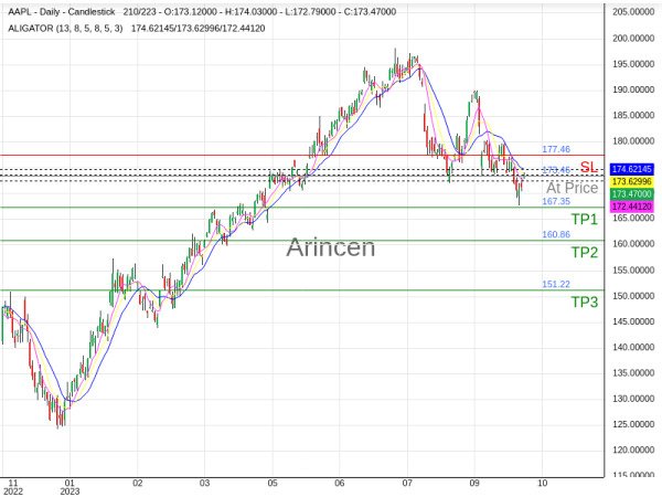 AAPL@173.46 Chart