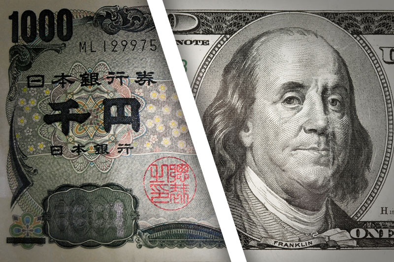 تداول الدولار ين