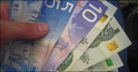 تراجع الدولار الكندي